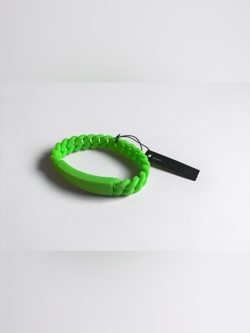 Marc Jacobs Neon Green Chain Bracelet